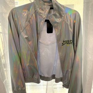Holographic sports jacket